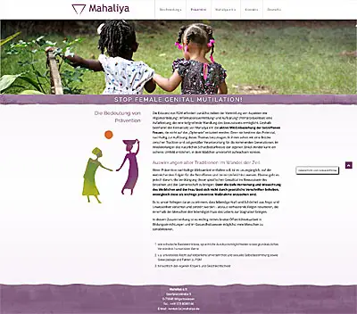 Webagentur Essen launcht www.mahaliya.de